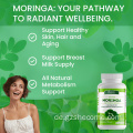 Moringa oleifera Komplette glutenfreie Moringa -Blattkapseln